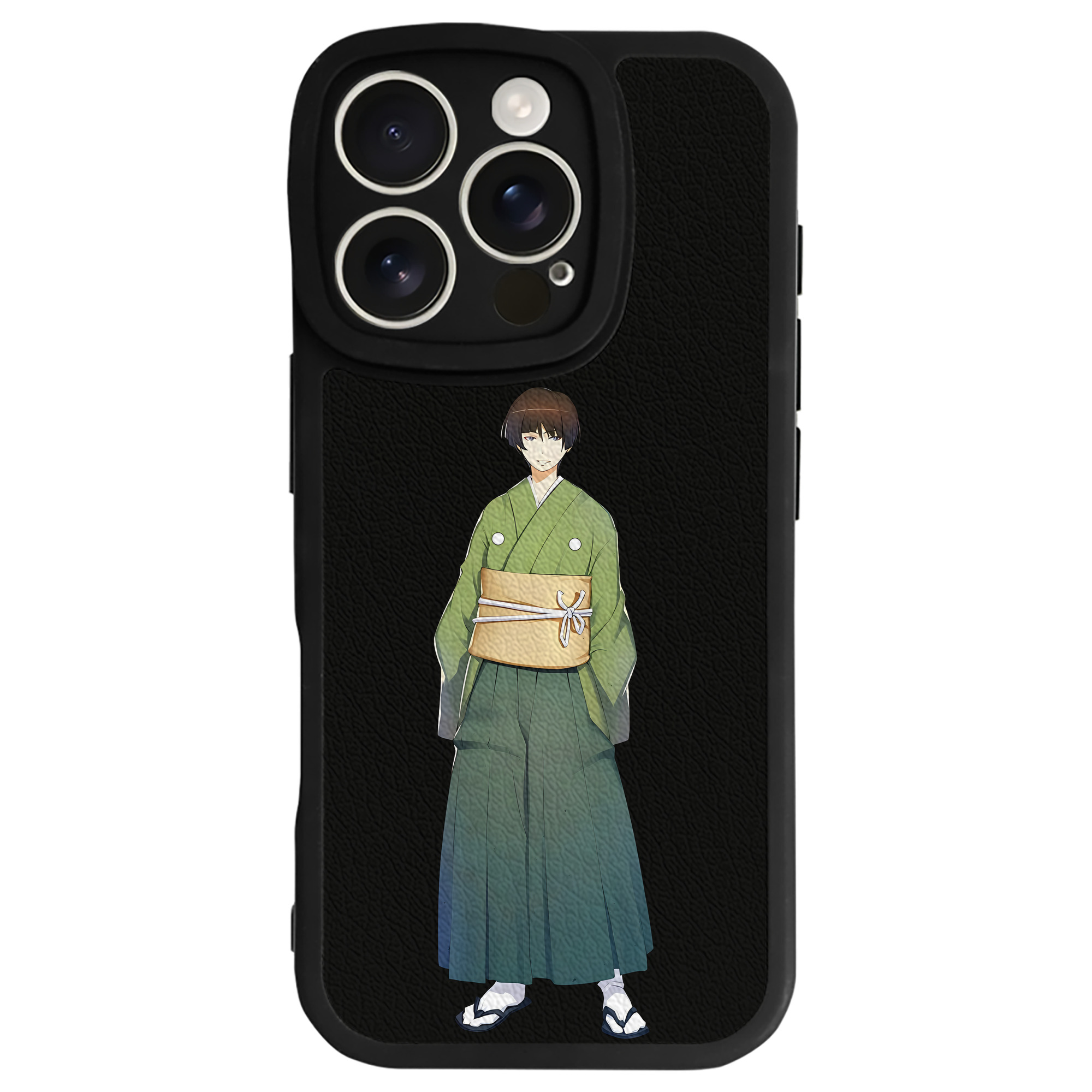 （画像用） 刀剣乱舞 Touken Ranbu 【iPhone 16シリーズ対応】シリコンスマホケース（レザー調） 材質：シリコン